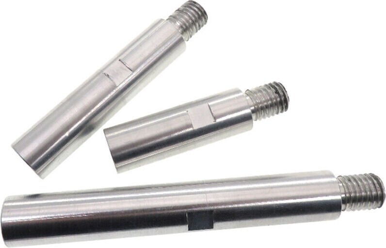 3-teiliges Verlängerungsstück aus Aluminiumlegierung für Winkelschleifer, M14-Gewinde, 75 mm, 100 mm, 140 mm, M14-Schrau...