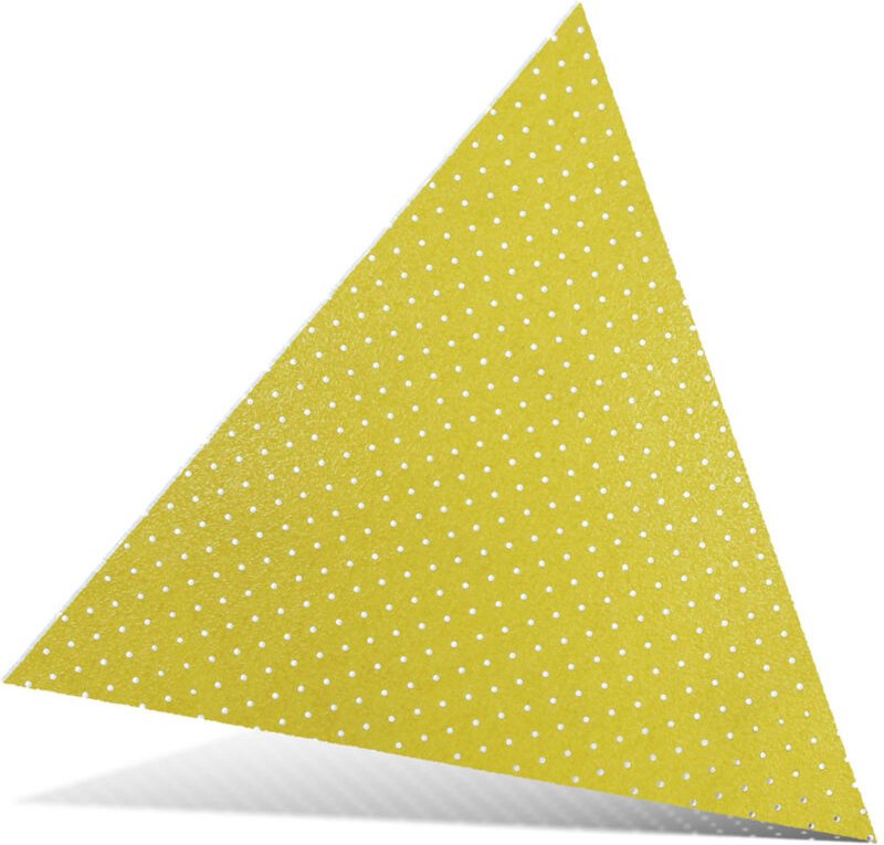 MENZER Ultrapad Klett-Schleifscheiben, 290 x 250 mm, f. Trockenbauschleifer, Weißes Edelkorund (2 Stk.) K40