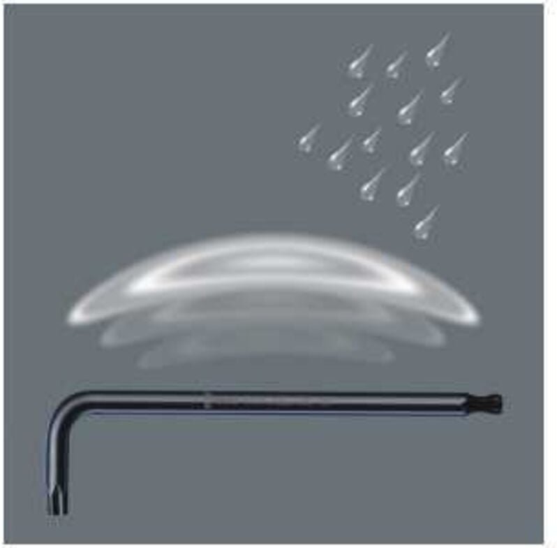 Stiftschlüssel Torx lang mit Kugelkopf (Winkelschlüssel) tx 30 BlackLaser - Wera