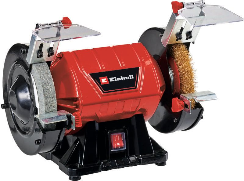 Einhell - Doppelschleifer tc-bg 150 b (max. 350 w, ø 150 mm Schleifscheibe, Funkenschutz, Formkorrekturen und Anschliffe...