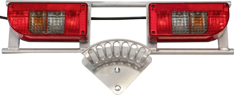 SecoRüt 70411 Prüfbalken für Anhängersteckdosen 12 Volt 7+13 pol. Aluminium Anhänger-Steckdosenteste