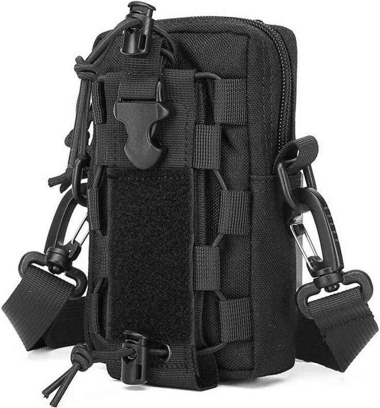 Sollbry - edc Molle Gürteltasche, taktische Utility-Tasche, Wasserflaschenhalter, kleine verstellbare kompakte Werkzeugt...