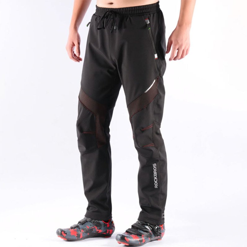 Thermo-Radhose, Schutz vor Wasser und Wind, Größe M, schwarz