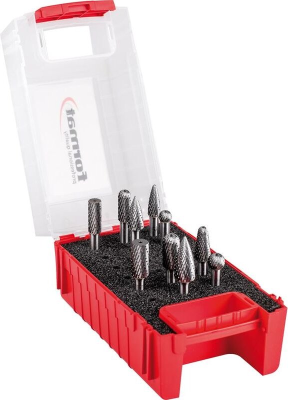 Frässtift-Satz hm c 6mm 10-teilig Format