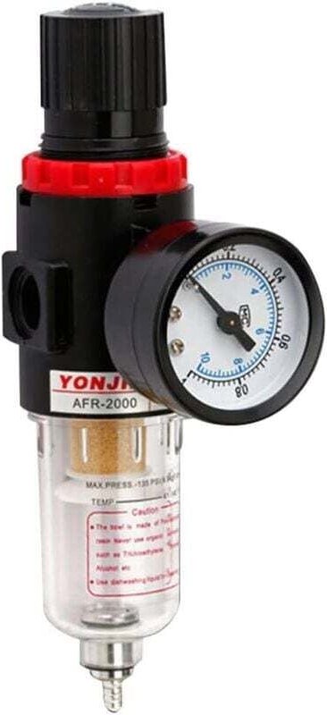 Luftfilterregler, Kompressor-Wasserabscheider, Öl-Wasserabscheider, Kompressor-Öl-Wasserfilter, dient zum Filtern von Fe...