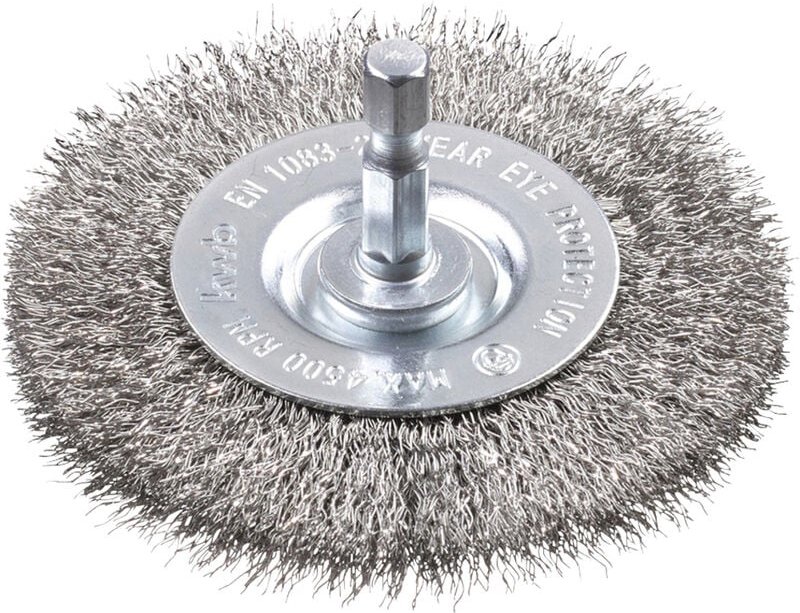 KWB - scheibenbürste, edelstahl-draht, rostfrei, gewellt 609810 1 St.