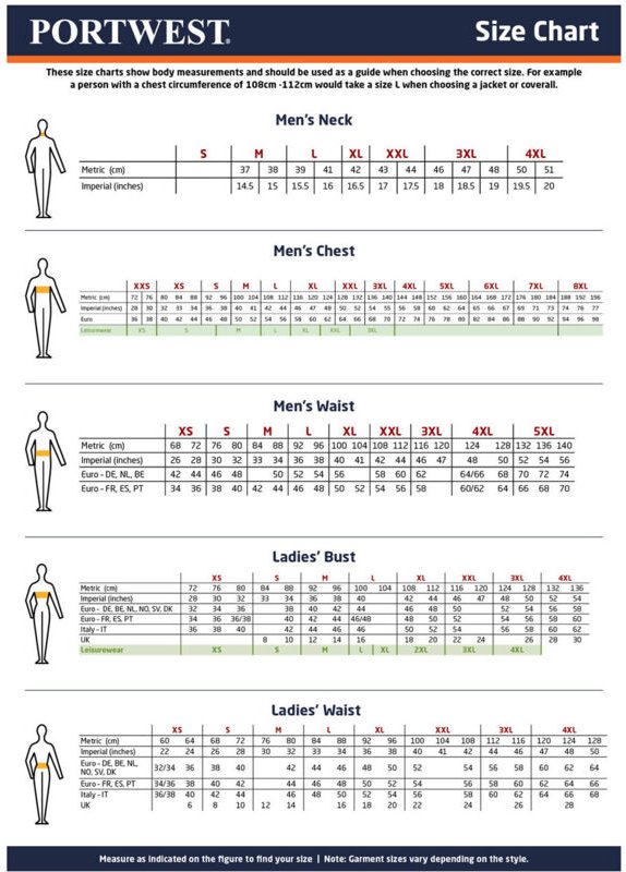 Hose Hv Lyon Farbe: Orange/marine Größe XXXL - Portwest