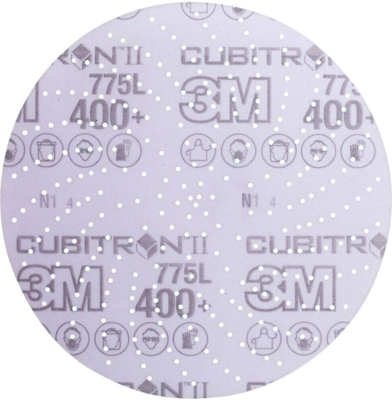 Klett-Schleifscheibe (cer) Hookit 775L Multilochung, 150 mm Durchmesser, Körnung: 400 - 3M