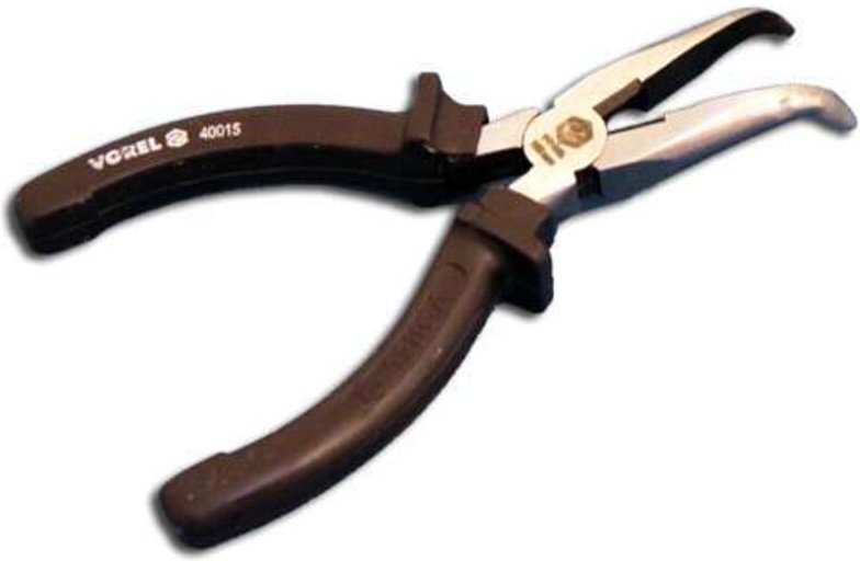 Amerikanische Spitzzange, gebogen, 160 mm, 40015 Vorel