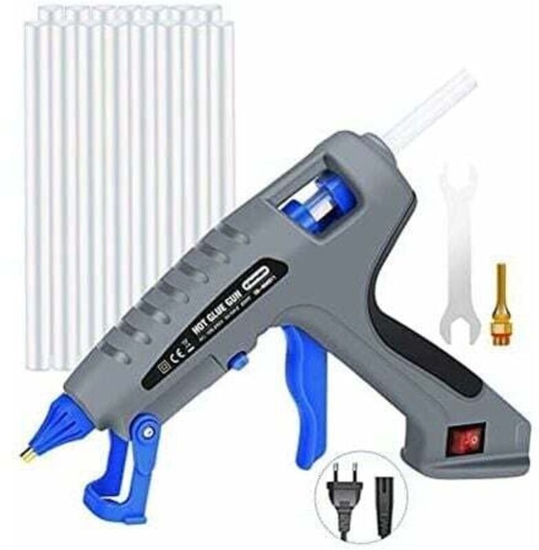 Sonderangebot – 200-W-Heißklebepistole, Silikonklebepistole, mit 15 x 19 cm großen, industriellen Klebesticks mit automa...