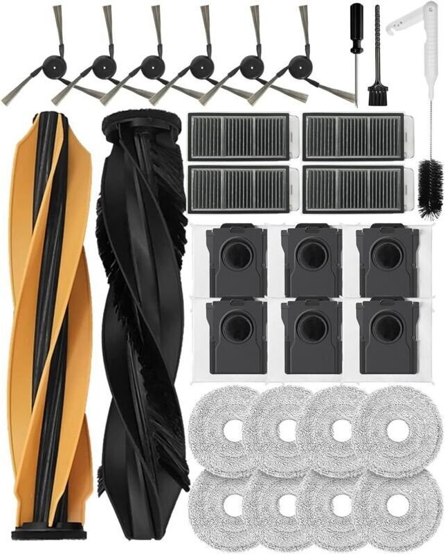 Set mit 29 Zubehörteilen für die Saugroboter Dreame X50 Ultra Complete/L50 Pro Ultra/L50 Ultra/X50 Master/L40s Pro Ultra...