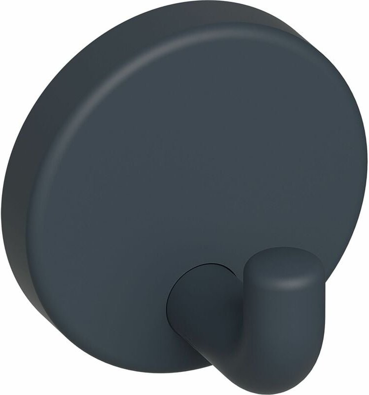 Hewi - Mantelhaken 801.90B010 Höhe 40 mm, Polyamid anthrazit matt