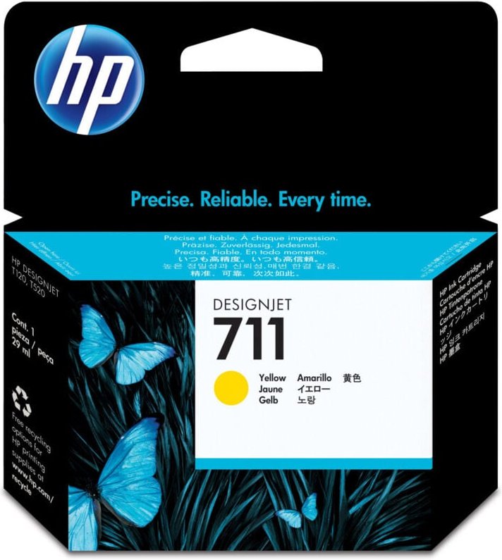 Hewlett Packard - Tintenpatrone Originalzubehör 711 gelb 29ml Originalzubehör 711 gelb 29ml