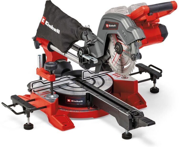 Einhell - Akku-Zug-Kapp-Gehrungssäge te-sm 36/8 l Li-Solo Power X-Change (36 v, max. 65 mm x 305 mm Schnitttiefe/-breite...