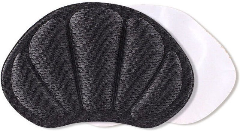 ZVD - Coussinets de talon souples auto-adhésifs 1 paire, noir