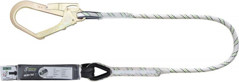 Bandfalldämpfer aus geflochtenem Seil mit 1 Gerüstkarabiner – 1,8 m - FA3050220