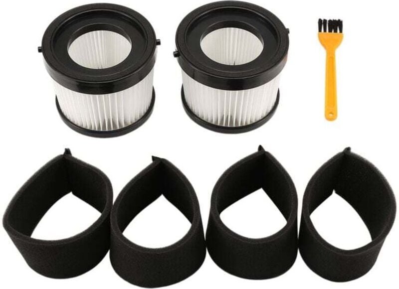 2 DCV5011H HEPA-Filter für Handstaubsauger (ohne DCV501HB), mit 4 Schaumstoffhüllen und 1 Bürste