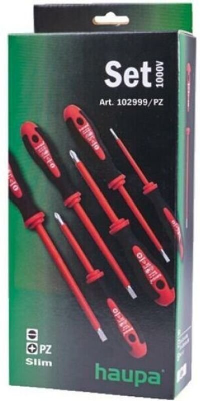 Haupa 2K-VDE-SCHRAUBENDREHERSATZ PZ (102999/PZ SLIM)