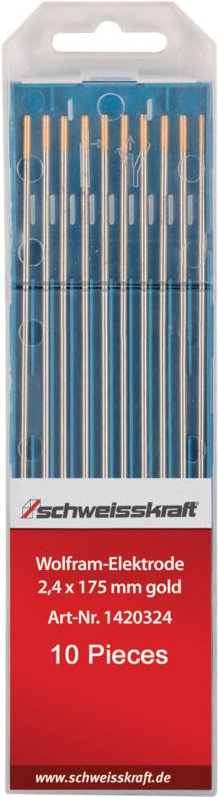 Schweißkraft Wolframelektroden WL 15 gold (1,5% Lanthan LaO2) 3,2 x 175 mm, 1420332