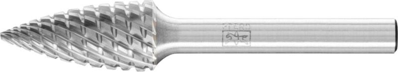 PFERD TOOLS Hartmetall Hochleistungsfrässtift Spitzbogen SPG Ø 06x18 mm Schaft-Ø 6 mm TITANIUM für Titan