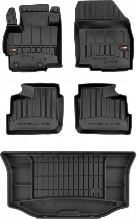 SET 3D Gummimatten Mitsubishi Space Star ab 2012-