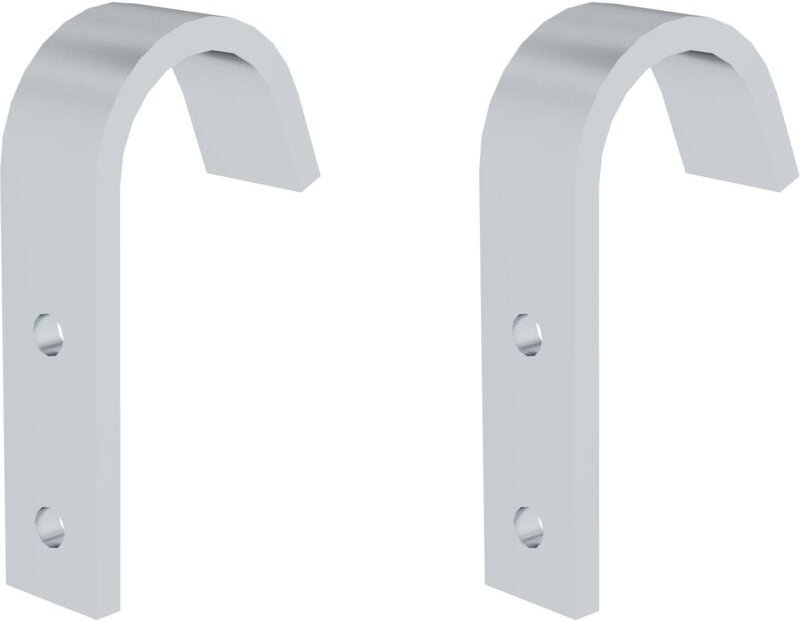 Munk - Günzburger Steigtechnik 2x Haken für Stufen- und Sprossenleitern für Führungsschiene bis ø 36 mm - 019185
