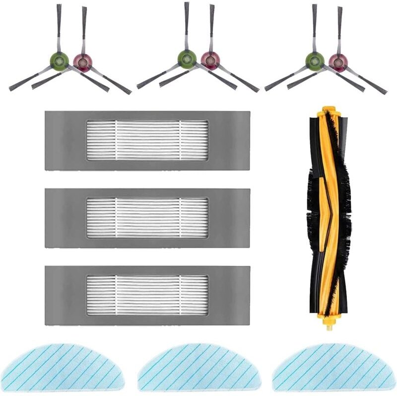 Ersatzfilter für Ecovacs DEEBOT OZMO T9 T9+ T9power T9max Roboterstaubsauger – optimale Leistung