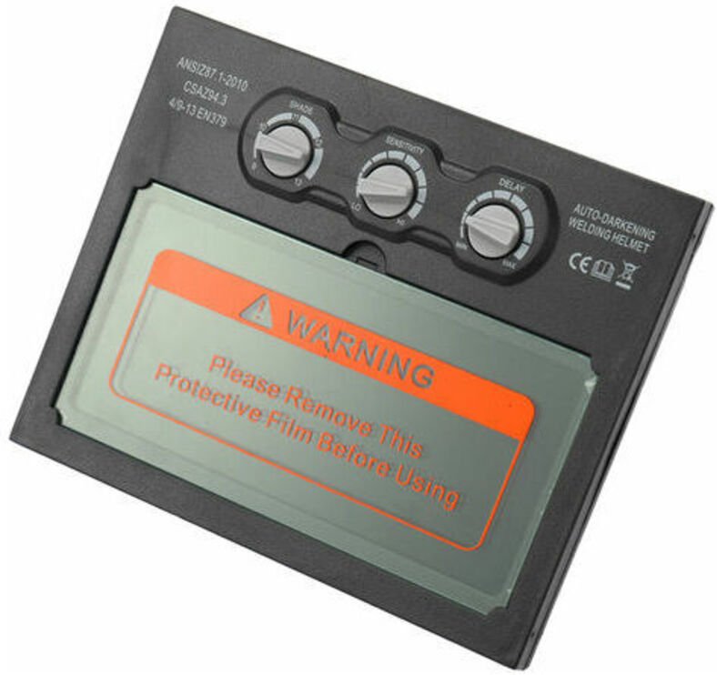 Schweißhelm-Linse, Lithium-Batterie, Solar-Auto-Verdunkelung, Schweißmaske, Linsengruppe, Linse