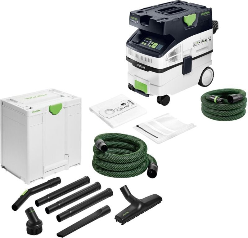 Festool CTM MIDI I AC CLEANTEC Absaugmobil 1200 W 15 l Staubklasse M + Handwerker Reinigungsset