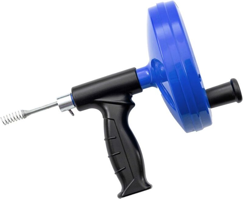 Wiltec - Ausziehbares Rohrreinigungswerkzeug Abflussspirale 7,5 m x 6 mm befreit Abflüsse von Haaren