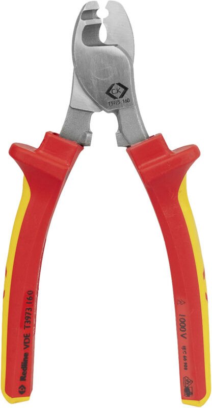 C.k T3973 160 T3973 160 Kabelschneider Geeignet für (Abisoliertechnik) Alu- und Kupferkabel, ein- un