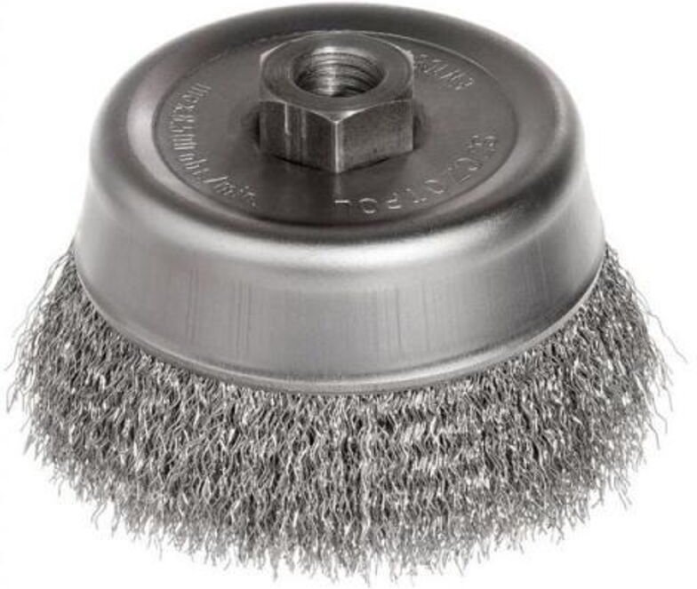 Gewellte Manschettenbürste 120 mm, M14-Gewinde