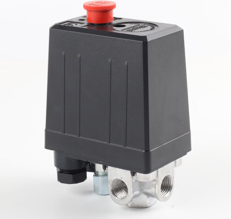 Druckschalter für Luftkompressoren mit 4 Ausgängen, Kompressorteile, Druckschalter-Steuerventil