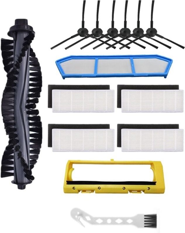 Ersatz-Rollenbürsten-Seitenbürsten HEPA-Filter für A4S A40