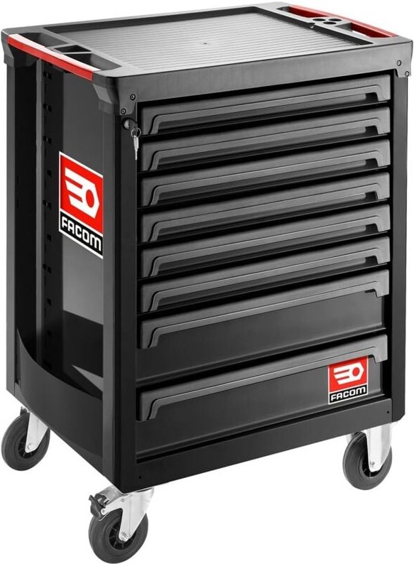 FACOM Werkstattwagen ROLL, 8 Schubfächer 3 Module, schwarz