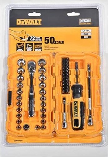 Werkzeuge - 50-teiliges Bit- und Steckschlüssel-Set DWMT81610-0 - Dewalt