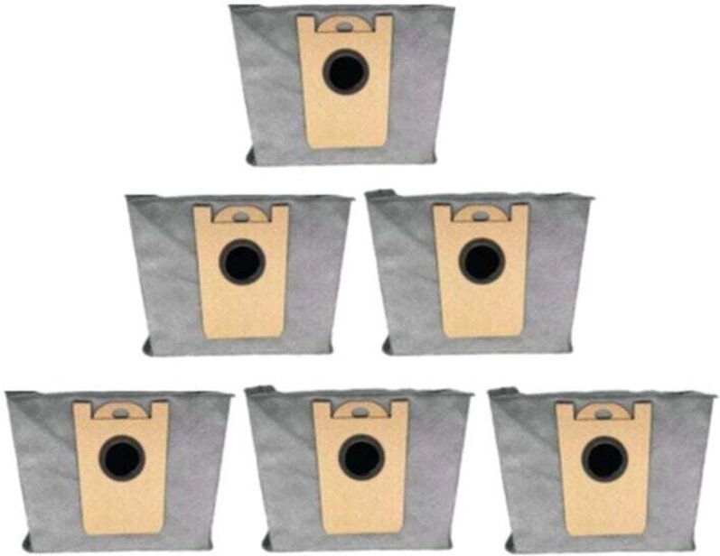6er-Set Staubbeutel für Hybrid-Saugroboter, Ersatzteile für Haushaltsabfälle
