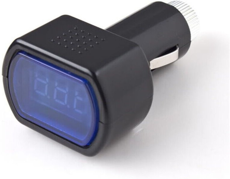 12V LED Digitalanzeige Auto Zigarettenanzünder-Voltmeter Spannungsprüfer Batterie Elektrischer Leistungsprüfer Anzeige V...
