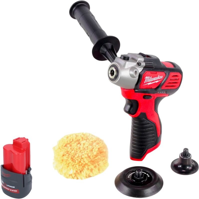 Milwaukee M12 BPS-251 Akku Polierer 12 V + 1x Akku 2,5 Ah - ohne Ladegerät