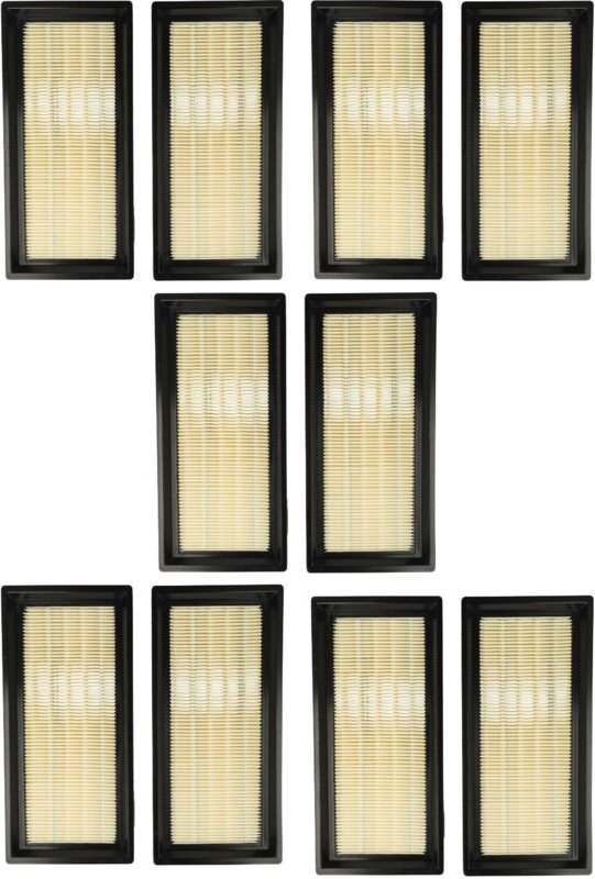 vhbw Filterset 10x Staubsaugerfilter Ersatz für Nilfisk 302002842 Filter für Staubsauger - Hauptfilter