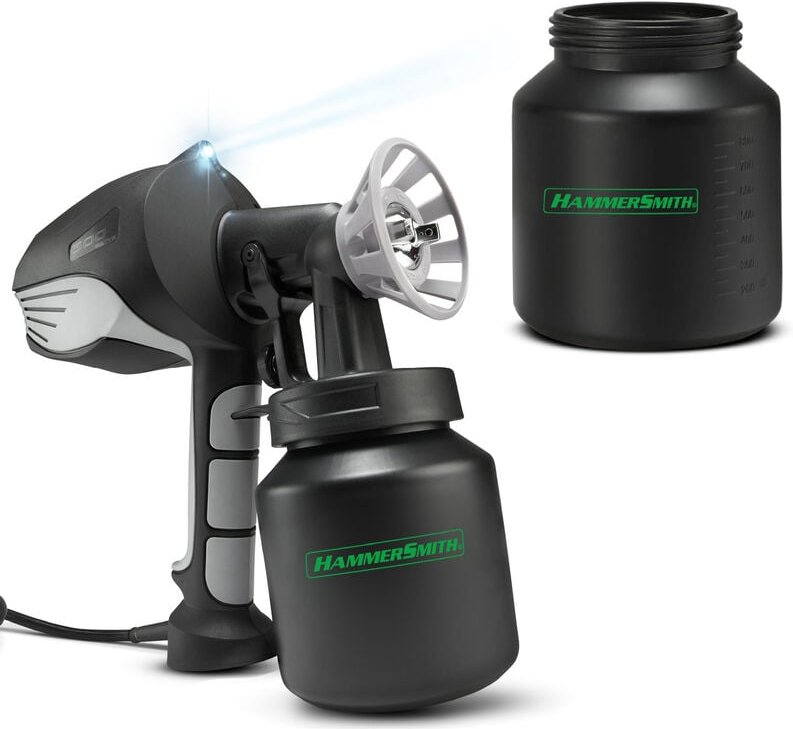 PaintBlast Farbsprühsystem inkl. 2 Stk. 800ml Ersatzbehälter - Farbsprühgerät mit Mikro-Spray-Technologie - 2m Kabel - 6...