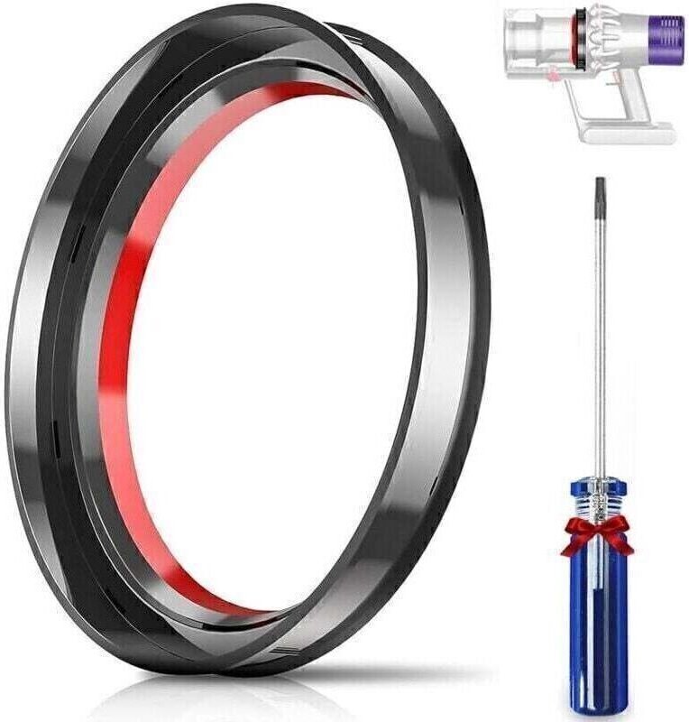 Dichtungsring für Dyson V10, fester Dichtungsring für Dyson V10 und SV12 Staubsauger, kostenloser T8-Schraubendreher, fe...