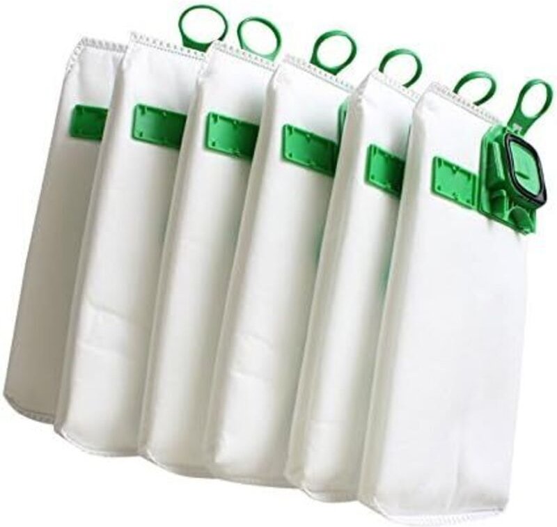 Packung mit 6 hocheffizienten Staubsaugerbeuteln für Vorwerk VK140, VK150, FP140 und Kobold Staubsauger
