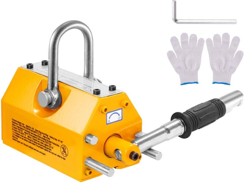 Mophorn - Magnetlift, 880 lb/400 kg Tragfähigkeit, 2,5-facher Sicherheitsfaktor, Neodym und Stahl, robuster permanenter ...