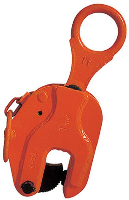 Vertikale Blechklemme – max. Tragkraft 5000 kg – Dicke von 5 bis 45 mm – Baustelle und Werkstatt – Sichere Handhabung – ...