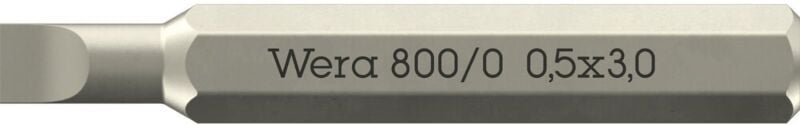 800 Micro Schlitz-Bit 3 mm 1 St. - Wera