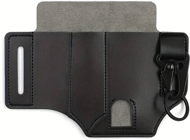 Multifunktionales Gürtelholster für Taschenlampe und Messer – Stabiler Taillenholster aus Nylon für Outdoor, Camping ode...