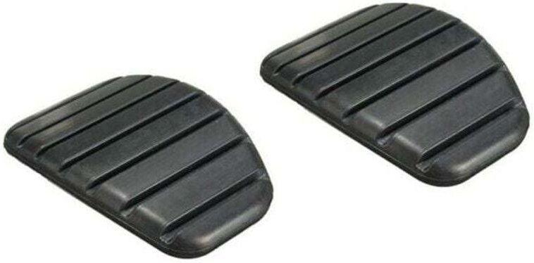 2pc Couvre-pédale d'embrayage pour voiture, Couvre-pédale de frein en caoutchouc antidérapant pour Megane Laguna Clio Ka...