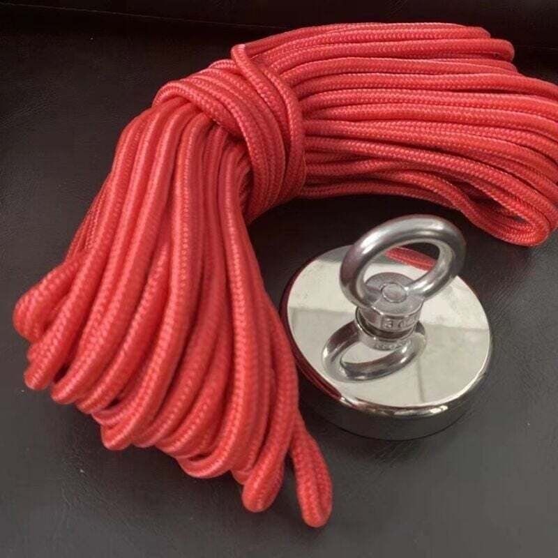 Leistungsstarker Neodym-Magnet mit Ringmutter – Ø 70 mm, 160 kg Zugkraft – Großer und sehr starker Magnet zum Heben und ...