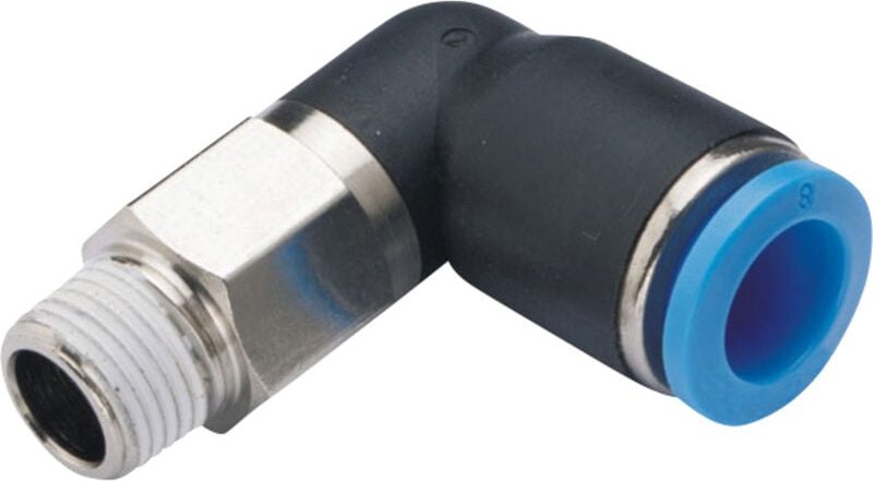 Winkelverbinder GPL6-01 Rohr-Ø: 6 mm Gewinde-Maß: R1/8 1 St. - Tru Components